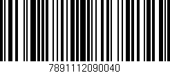 Código de barras (EAN, GTIN, SKU, ISBN): '7891112090040'
