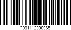 Código de barras (EAN, GTIN, SKU, ISBN): '7891112090965'
