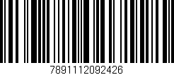 Código de barras (EAN, GTIN, SKU, ISBN): '7891112092426'