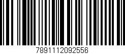 Código de barras (EAN, GTIN, SKU, ISBN): '7891112092556'