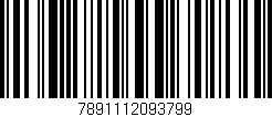 Código de barras (EAN, GTIN, SKU, ISBN): '7891112093799'