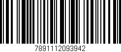 Código de barras (EAN, GTIN, SKU, ISBN): '7891112093942'