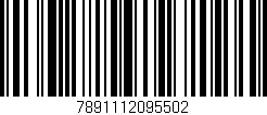 Código de barras (EAN, GTIN, SKU, ISBN): '7891112095502'