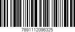 Código de barras (EAN, GTIN, SKU, ISBN): '7891112096325'