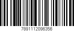 Código de barras (EAN, GTIN, SKU, ISBN): '7891112096356'