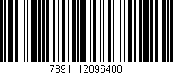 Código de barras (EAN, GTIN, SKU, ISBN): '7891112096400'