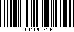 Código de barras (EAN, GTIN, SKU, ISBN): '7891112097445'