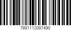 Código de barras (EAN, GTIN, SKU, ISBN): '7891112097490'