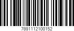 Código de barras (EAN, GTIN, SKU, ISBN): '7891112100152'