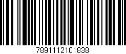 Código de barras (EAN, GTIN, SKU, ISBN): '7891112101838'