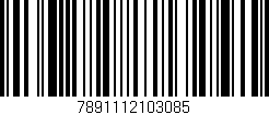 Código de barras (EAN, GTIN, SKU, ISBN): '7891112103085'