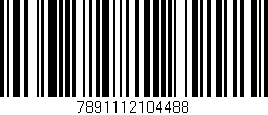 Código de barras (EAN, GTIN, SKU, ISBN): '7891112104488'