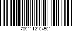 Código de barras (EAN, GTIN, SKU, ISBN): '7891112104501'