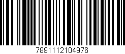Código de barras (EAN, GTIN, SKU, ISBN): '7891112104976'