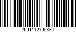 Código de barras (EAN, GTIN, SKU, ISBN): '7891112108660'