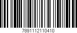 Código de barras (EAN, GTIN, SKU, ISBN): '7891112110410'