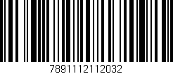Código de barras (EAN, GTIN, SKU, ISBN): '7891112112032'