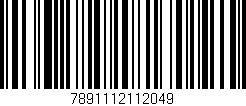 Código de barras (EAN, GTIN, SKU, ISBN): '7891112112049'
