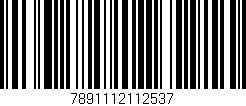 Código de barras (EAN, GTIN, SKU, ISBN): '7891112112537'