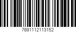 Código de barras (EAN, GTIN, SKU, ISBN): '7891112113152'