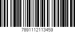 Código de barras (EAN, GTIN, SKU, ISBN): '7891112113459'