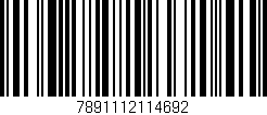 Código de barras (EAN, GTIN, SKU, ISBN): '7891112114692'