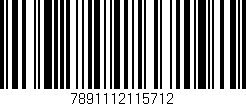 Código de barras (EAN, GTIN, SKU, ISBN): '7891112115712'
