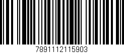 Código de barras (EAN, GTIN, SKU, ISBN): '7891112115903'