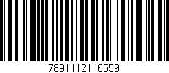 Código de barras (EAN, GTIN, SKU, ISBN): '7891112116559'