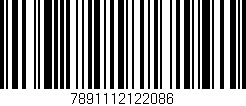 Código de barras (EAN, GTIN, SKU, ISBN): '7891112122086'
