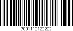 Código de barras (EAN, GTIN, SKU, ISBN): '7891112122222'