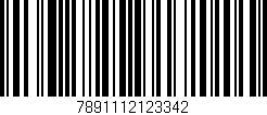 Código de barras (EAN, GTIN, SKU, ISBN): '7891112123342'