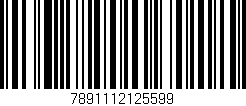 Código de barras (EAN, GTIN, SKU, ISBN): '7891112125599'