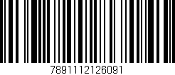 Código de barras (EAN, GTIN, SKU, ISBN): '7891112126091'