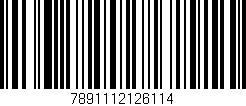 Código de barras (EAN, GTIN, SKU, ISBN): '7891112126114'