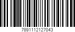 Código de barras (EAN, GTIN, SKU, ISBN): '7891112127043'