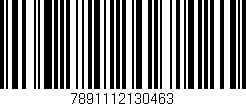 Código de barras (EAN, GTIN, SKU, ISBN): '7891112130463'