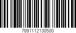 Código de barras (EAN, GTIN, SKU, ISBN): '7891112130500'