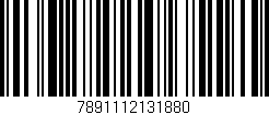 Código de barras (EAN, GTIN, SKU, ISBN): '7891112131880'