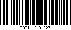 Código de barras (EAN, GTIN, SKU, ISBN): '7891112131927'