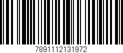 Código de barras (EAN, GTIN, SKU, ISBN): '7891112131972'