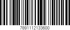 Código de barras (EAN, GTIN, SKU, ISBN): '7891112133600'