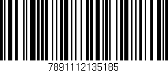 Código de barras (EAN, GTIN, SKU, ISBN): '7891112135185'