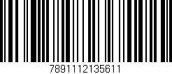 Código de barras (EAN, GTIN, SKU, ISBN): '7891112135611'