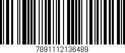 Código de barras (EAN, GTIN, SKU, ISBN): '7891112136489'
