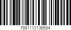 Código de barras (EAN, GTIN, SKU, ISBN): '7891112136564'