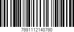 Código de barras (EAN, GTIN, SKU, ISBN): '7891112140780'
