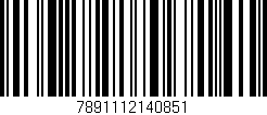 Código de barras (EAN, GTIN, SKU, ISBN): '7891112140851'