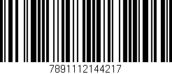 Código de barras (EAN, GTIN, SKU, ISBN): '7891112144217'