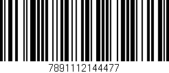 Código de barras (EAN, GTIN, SKU, ISBN): '7891112144477'